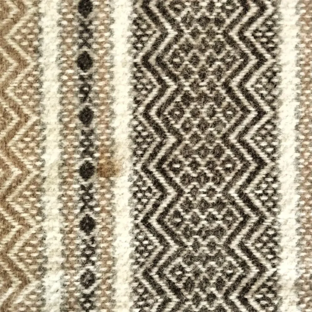 Vintage Faribo Wool Throw Blanket 42x43